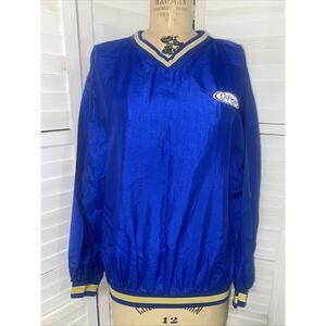Vintage Neff 80s Lightweight Blue Nylon Pullover Windbreaker Vikings X-Large